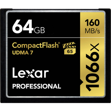 Карта пам'яті  Lexar 64GB Compact Flash 1066x Professional (LCF64GCRB1066)