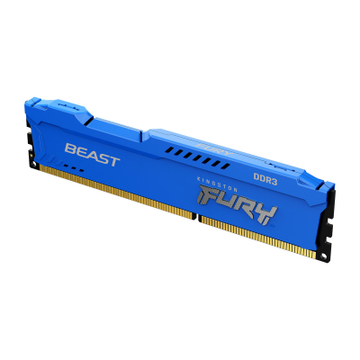 Оперативна пам'ять DDR3 8GB 1866 MHz Fury Beast Blue HyperX (Kingston Fury) (KF318C10B/8)