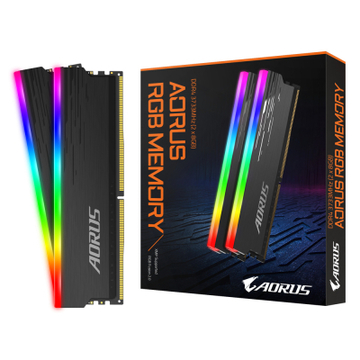 Оперативная память DDR4 16GB (2x8GB) 3733 MHz AORUS RGB Fusion 2.0 Memory boost Gigabyte (GP-ARS16G37D)