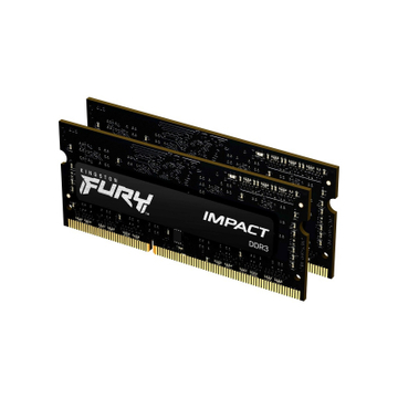 Оперативна пам'ять SoDIMM DDR3L 16GB (2x8GB) 1866 MHz Fury Impact HyperX (Kingston Fury) (KF318LS11IBK2/16)