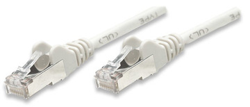 Патч-корд FTP Cat.5e (0.5м Silver) Intellinet ССА