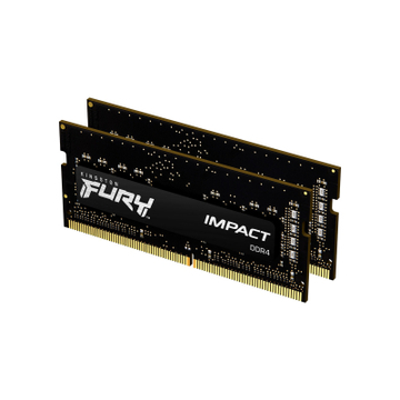 Оперативная память Kingston Fury 16GB (2x8GB) SO-DIMM DDR4 3200 MHz Impact (KF432S20IBK2/16)