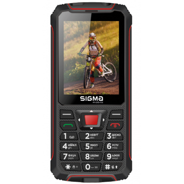 Мобильный телефон Sigma X-treme PR68 Dual Sim Black/Red (4827798122129)
