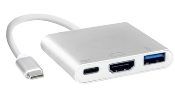 USB Хаб OEM USB3.1 Type-C/HDMI/USB3.0/Type-C (F)  0.1м