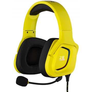 Навушники 2E HG340 RGB 3.5mm Yellow