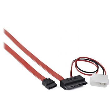 Внутрішній кабель та шлейф Cablexpert (CC-MSATA-001) (Molex)+SATA - MicroSATA 25 см