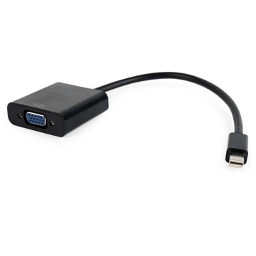 Адаптер і перехідник Cablexpert (AB-mDPM-VGAF-02) MiniDisplayPort-VGA 0.15м Black