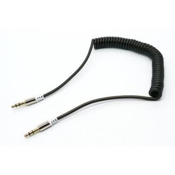 Кабель Dengos mini-Jack 3.5 mm(M)-mini-Jack 3.5 mm(M) 1м Black (AUDIO-PLS-PRUZH-BLACK)