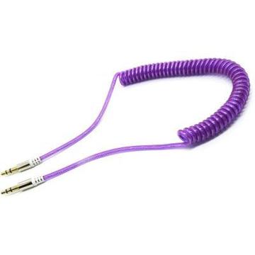 Кабель Dengos mini-Jack 3.5 mm(M)-mini-Jack 3.5 mm(M) 1м Purple (AUDIO-PLS-PRUZH-PURPLE)