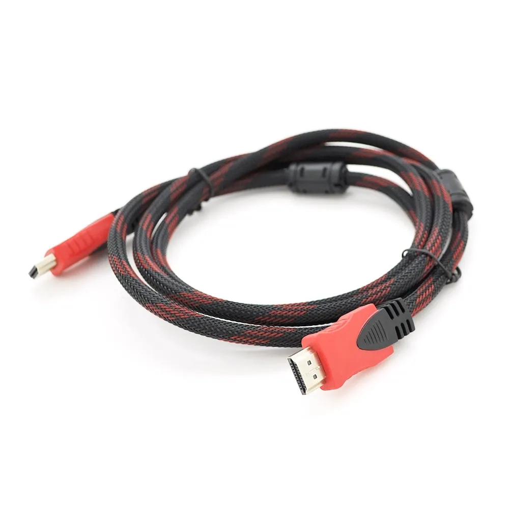 Кабель Merlion (YT-HDMI(M)/(M)NY/RD-1.5m/00951) HDMI-HDMI 1.5м Black/Red