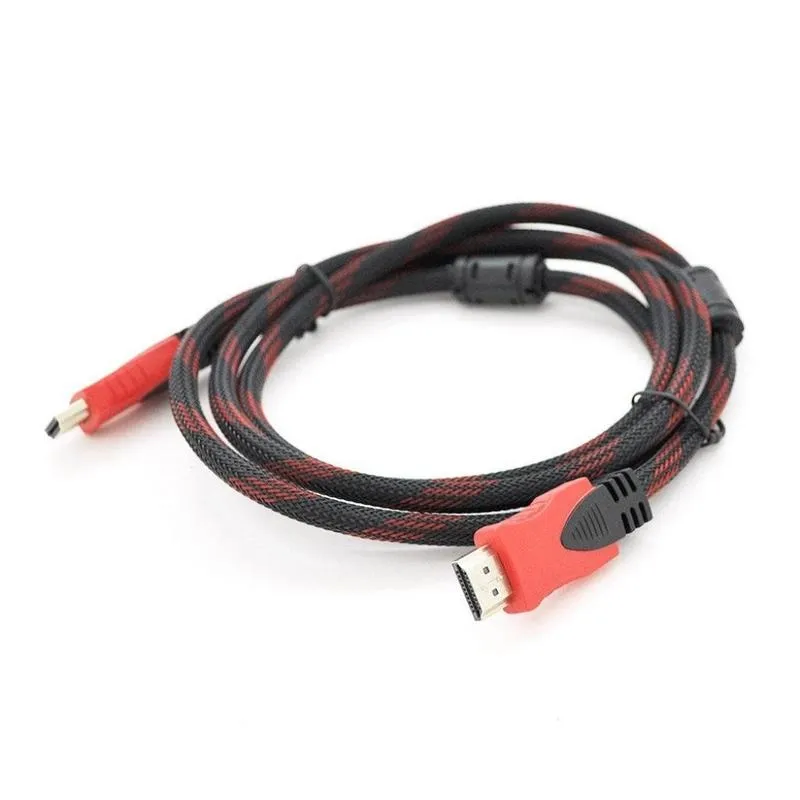 Кабель Merlion (YT-HDMI(M)/(M)NY/RD-10m/01059) HDMI-HDMI 10м Black/Red