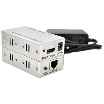 Кабель Перехідник-Voltronic (YT-SCPE HDM-60m1080Р/09243) HDMI-RJ-45 Grey