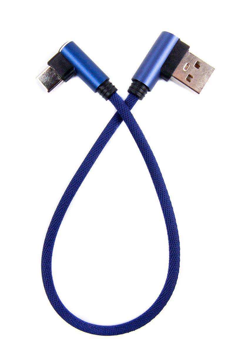 Кабель USB Dengos USB-USB Type-C 0.25м Blue (NTK-TC-UG-SHRT-SET-BLUE)