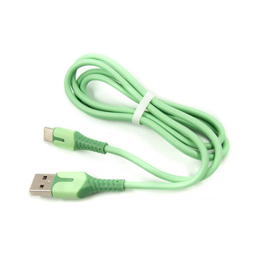 Кабель USB Dengos USB-USB Type-C 1м Mint (PLS-TC-IND-SOFT-MINT)