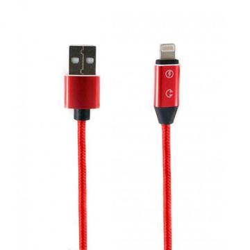 Кабель USB Extradigital USB-Lightning 1м Red (KBU1772)