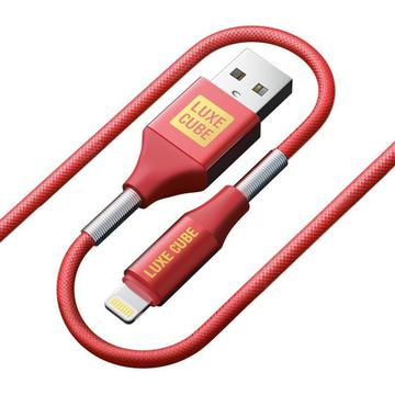 Кабель USB Luxe Cube Armored USB-Lightning 1м Red (8886668686099)