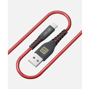Кабель USB Luxe Cube Kevlar USB-USB Type C 1.2м Red (8886668686273)