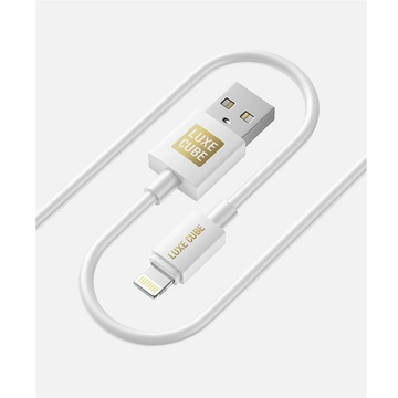 Кабель USB Luxe Cube USB-Lightning 3А 1м White (7775557575228)