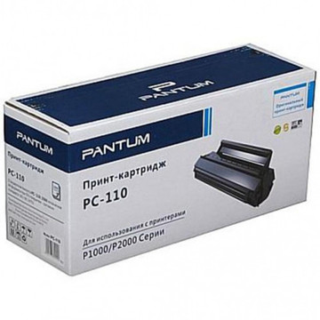 Тонер-картридж Pantum PC-110 Black (1.5К) (PC-110)