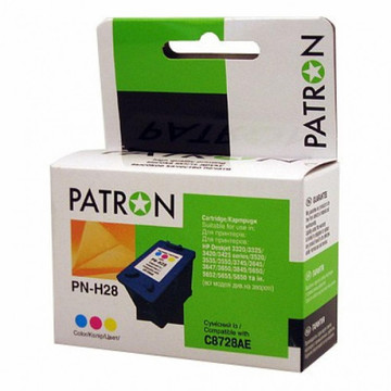 Струменевий картридж Patron HP PN-H28 Colour (C8728AE) (CI-HP-C8728AE-C-PN)