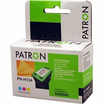 Струменевий картридж Patron HP PN-H134 Colour (C9363HE) (CI-HP-C9363HE-C-PN)