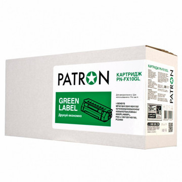 Тонер-картридж Patron Canon FX-10 Green Label (для MF4120/ 4140) (PN-FX10GL)