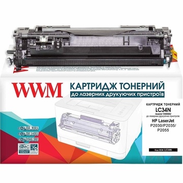 Тонер-картридж WWM HP LJ P2035 (LC34N)