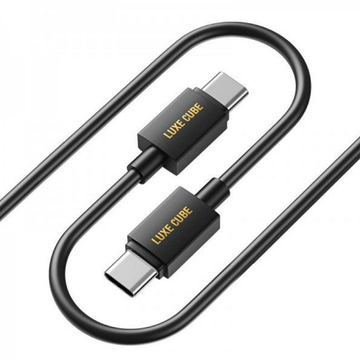 Кабель USB Luxe Cube USB-USB Type C 3А 2м Black (8886888698469)