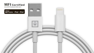 Кабель USB REAL-EL USB-Lightning 1m White UAH (4743304104666)