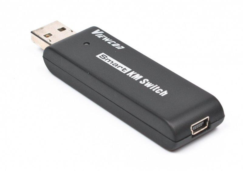 Кабель USB Адаптер-перемикач Viewcon VE679 Smart KM Switch Black 1.5м
