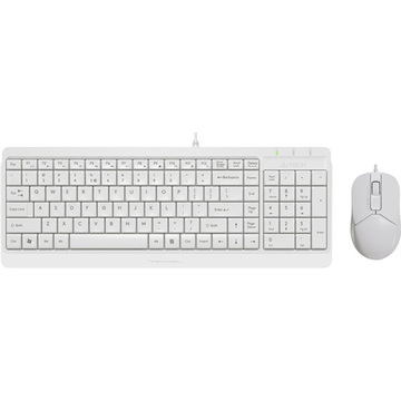 Клавіатура A4Tech F1512 White USB
