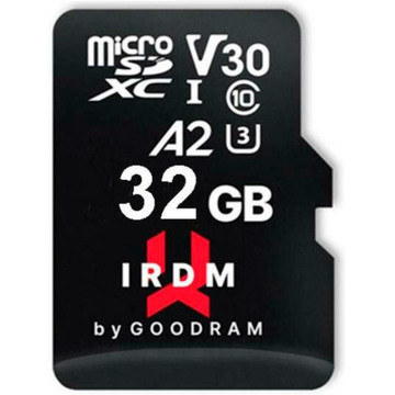 Карта пам'яті  GOODRAM IRDM microSDXC 32GB UHS I U3 A2 + ad