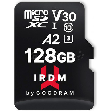 Карта памяти GOODRAM IRDM microSDXC 128GB UHS I U3 A2 + ad