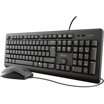 Комплект (клавіатура і мишка) Комплект Trust Primo USB UA Black