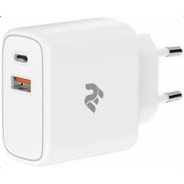 Зарядное устройство 2Е USB Wall Charger QC PD Max 30W white