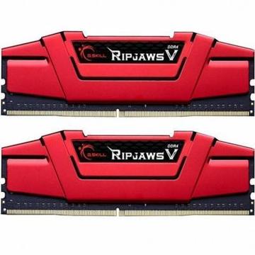 Оперативная память DDR4 8GB (2x4GB) 2400 MHz RIPJAWS V RED G.Skill (F4-2400C17D-8GVR)