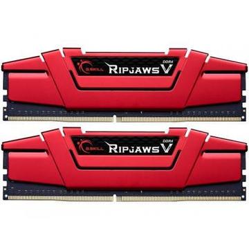 Оперативна пам'ять DDR4 8GB (2x4GB) 2400 MHz RipjawsV Red G.Skill (F4-2400C15D-8GVR)