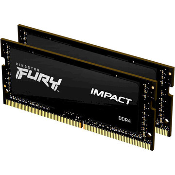 Оперативна пам'ять SoDIMM DDR4 64GB (2x32GB) 2666 MHz Fury Impact HyperX (Kingston Fury) (KF426S16IBK2/64)