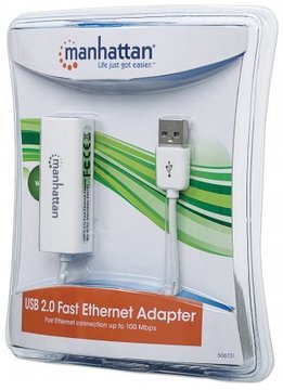 Адаптер і перехідник Manhattan USB/ Ethernet RJ45