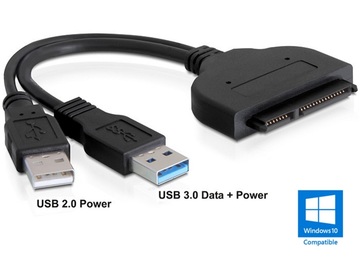 Адаптер и переходник Manhattan USB 3.0/ SATA III 2.5" 7+15pin OEM