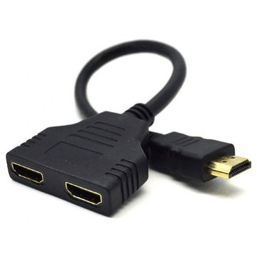 Адаптер і перехідник Cablexpert (DSP-2PH4-04) HDMI-2xHDMI Black