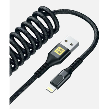 Кабель синхронизации Luxe Cube Dynamic USB-Lightning 1.5м Black (4446689101557)