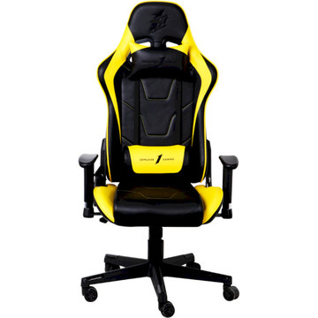 Кресло геймерское 1stPlayer FK2 Black-Yellow