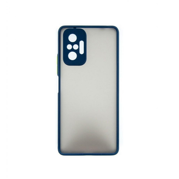 Чехол-накладка Dengos Matte Xiaomi Redmi Note 10 Pro (blue) (DG-TPU-MATT-78)
