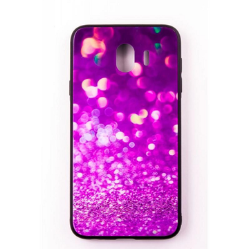 Чехол-накладка Dengos Glam для Samsung Galaxy J4 SM-J400 Фиолетовый калейдоскоп (DG-BC-GL-22)