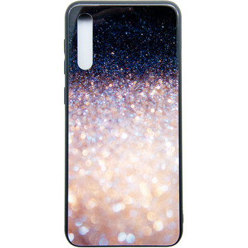 Чохол-накладка Dengos Glam для Samsung Galaxy A50 SM-A505 Біло-чорний калейдоскоп (DG-BC-GL-66)