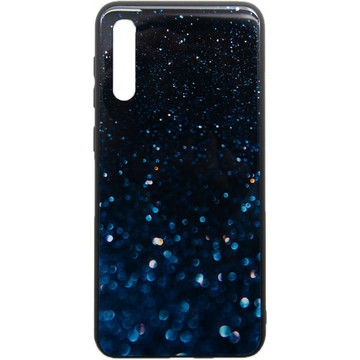Чехол-накладка Dengos Glam для Samsung Galaxy A30 SM-A307/A50 SM-A505/A50 SM-A507 Синий калейдоскоп (DG-BC-GL-68)