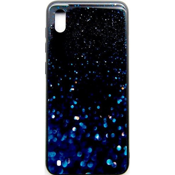 Чехол-накладка Dengos Glam для Samsung Galaxy A10 SM-A105/M10 SM-M105 Синий калейдоскоп (DG-BC-GL-58)