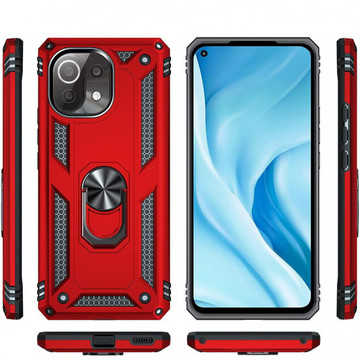 Чохол-накладка BeCover Military для Xiaomi Mi 11 Lite/Mi 11 Lite 5G Red (706644)