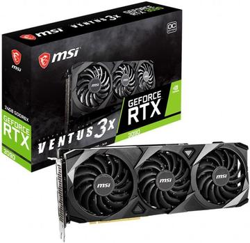 Відеокарта MSI Nvidia GeForce RTX 3090 VENTUS 3X 24G OC